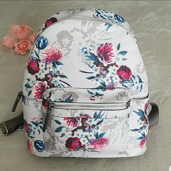 nine west floral backpack